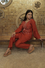 Erina Rustic Yoke Design Co-ord Set