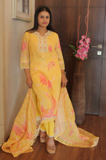 Kesari Noor Kurta Set with Dupatta