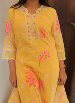 Kesari Noor Kurta Set with Dupatta