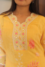 Kesari Noor Kurta Set with Dupatta