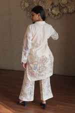 Farah White Embroidered Co-ord Set