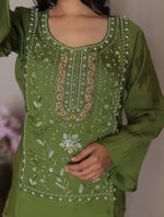 Erina Green Yoke Design Co-ord Set