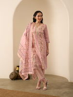 Gulaabi Riwayat Kurta Set With Dupatta