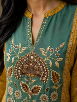Chaarvi Yellow Printed Co-ord Set