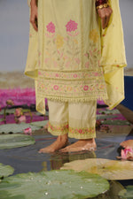 Ruhi Pistachio Green Kurta Set with Dupatta