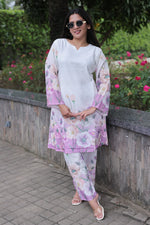 Azura Pink Cotton Blend Co-ord Set