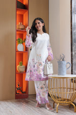 Azura Pink Cotton Blend Co-ord Set