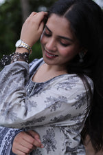 Chandni Embroidered Kurta Set With Dupatta