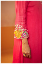 Ishita Pink Embroidered Kurta Set with Dupatta