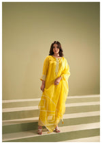Sunshine Yellow Kurta Set with Dupatta