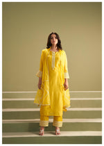 Sunshine Yellow Kurta Set with Dupatta