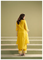 Sunshine Yellow Kurta Set with Dupatta