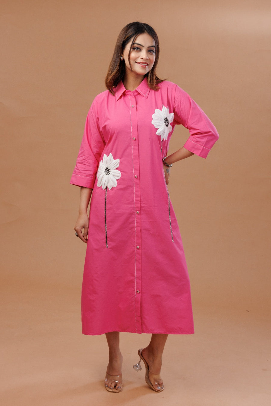 Amaira Pink Bloom Dress