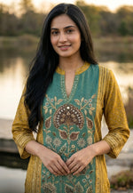 Chaarvi Yellow Printed Co-ord Set