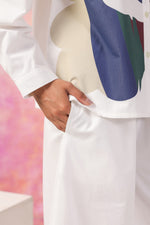 Elina White Cotton Co-ord Set