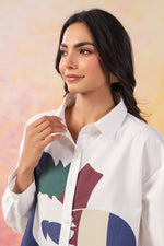 Elina White Cotton Co-ord Set