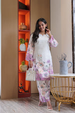 Azura Pink Cotton Blend Co-ord Set