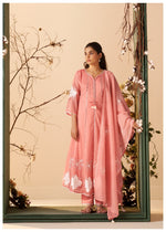 Ruhaani Blush Pink Silk Kurta Set with Dupatta